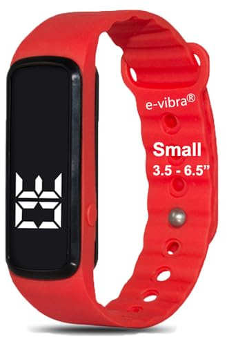 8 Wecker vibrierender Wecker Uhr medizinische Erinnerungsuhr - mit Timer und 8 täglichen Wecker (rot - Trompete)