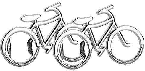 Wenlai 2 Piezas Llaveros Abrebotellas Metal para Bicicleta con Forma de Cerveza Abrebotellas Bicicleta Portátil Creative Botella Cerveza Abridor Llavero para Boda, Fiesta, Recuerdos, Regalo