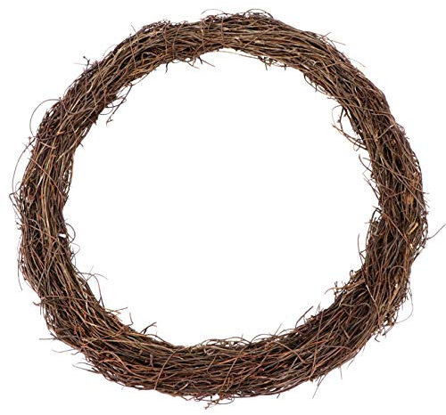 1stk Weihnachtskranz-Rebe-Kreis Osternkranz Zweigkranz Aus Holz Kranz Herstellung Ringe Natürlicher Kranz Feiertagskranz Zweig Kranz Weidenkranz Weihnachten Rattan Materialien