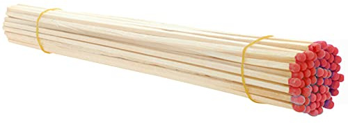 480 XXL Kaminstreichhölzer Extra Lang - 27 cm Grill & Kamin Zündhölzer Streichhölzer