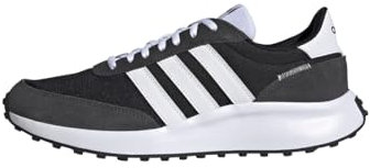 adidas Herren Run 70s Lifestyle Running Shoes Schuhe, Core Black/Cloud White/Carbon, 45 1/3 EU
