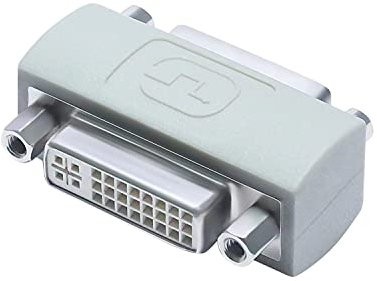 DTech DVI Coupler Female to Female Connector DVI-I to DVI-I Adapter to Extend Monitor Cable