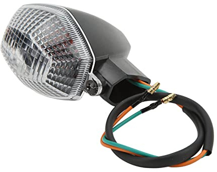 Yctze Intermitente de Motocicleta Intermitente Indicador 2 Uds., Repuesto de Lámpara Indicadora de Luces Intermitentes Delanteras Y Traseras para Motocicleta para DL 1000 650 V-Strom(Transparente)