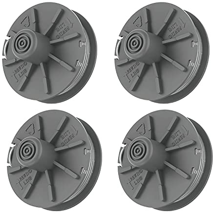 Rasentrimmer Spule,4 Stück 5307-20 Ersatzfadenspule für Gardena Akku-Trimmer,Rasentrimmer Fadenspule Kompatibel mit Gardena Turbotrimmer SmallCut 300/23 EasyCut 400/25 ComfortCut 450