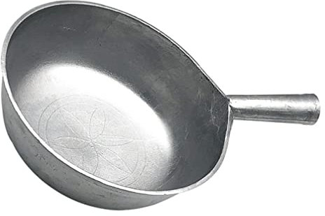 Happyyami Paletta Per Acqua Manico Corto Palette Per Acqua Multiuso Cucchiaio Per Mangime in Alluminio Utensili Da Cucina Retrò