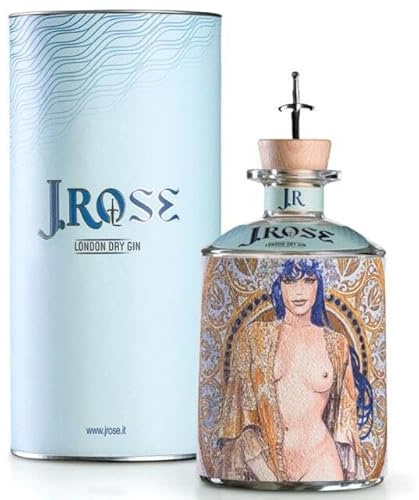 J. Rose J. London DRY GIN Artigianale JR02A IN Astuccio, ROSE, 70 CL