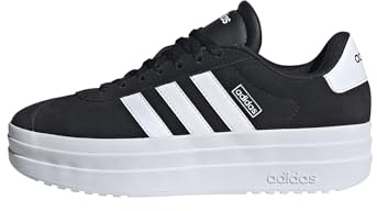 adidas Women's VL Court 3.0 Sneaker, Black/White/White, 5.5 UK