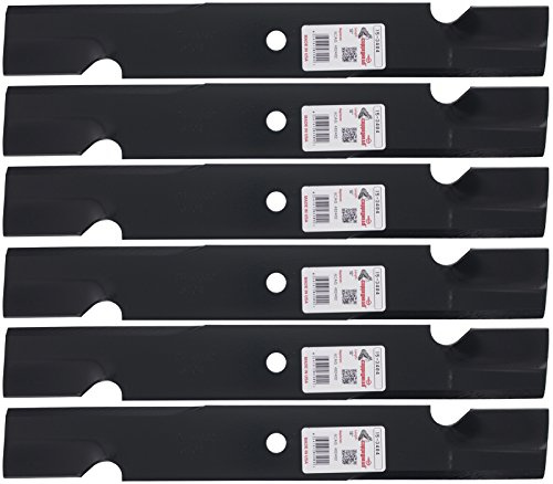 Rotary 3404 (6) Mower Blades for Ariens Lesco Snapper Toro Windsor 18” Length 2-1/2” Width .204” Thickness 5/8” Center Hole Fits 36in. 52in. Deck