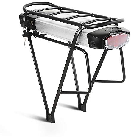 E-Bike Battery 36V 15.6Ah for 250W-800W Motor with Rear Carrier