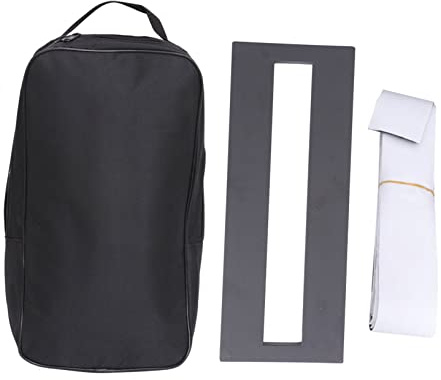 FUNOMOCYA Pedalboard Halterung Satz für E-gitarren Effektgeräte Robustes Metall Schwarz mit Oxford Tasche und Allgemein Anwendbar für Gitarreneffekt Zubehör Einfach Montierbar