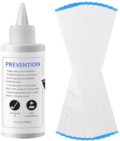 Kits de grips de golf,Kits de réparation de grips de clubs de golf - Solvant de préhension 5oz - Solvant de poignée sûr de 5oz, 15 cônes de papier, outil de regrippage des clubs de golf, accessoires d