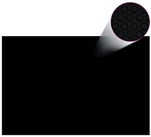 Pool- och spa, pool- och spa-tillbehör, poolöverdrag och markdukar rektangulärt poolöverdrag 600 x 400 cm PE svart