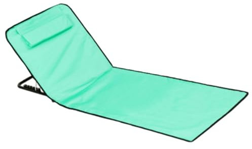 VNGBFGDFVN Klappbarer Strandstuhl mit Verstellbarer Rückenlehne, Strandmatte, Liegematte, Loungesessel für Park, Hof, Sand, Picknick, Musikfestival