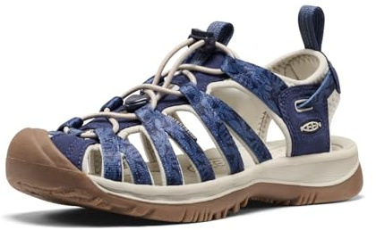 KEEN Whisper, Sandali Donna, Stampa Navy, 38 EU