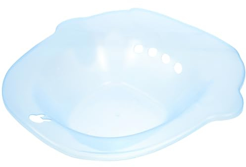 EXHUMKY Sitzbad Sitzbecken aus Stabilem PP 39X38X12cm für Schwangere und Frauen Postpartale Pflege Komfortabel Geformt für Intimbereich und Menstruationsbeschwerden