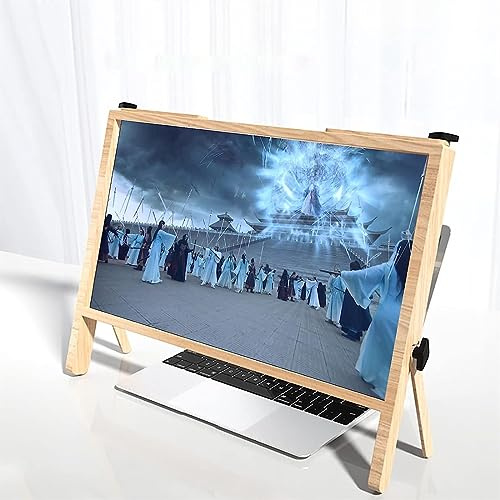 KJMWXOP Screen Magnifier For Computer Monitor, 21 Inch Convenient Folding Projection Display, Compatible With Laptops, Mobile Phone