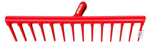Amtech – 540mm Plastic Rake Head, Lightweight, Flexible and Durable Replacement Garden Rake Head for Soil Levelling, Grass, Hay, and Leaves