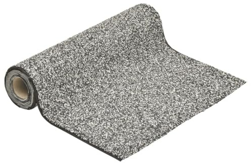 Runheo Film de pierre gris 300 x 100 cm en polypropylène non-tissé avec adhésif imperméable, résistant et durable, idéal pour la conception de bassins, ruisseaux, décoration de jardin, terrasse