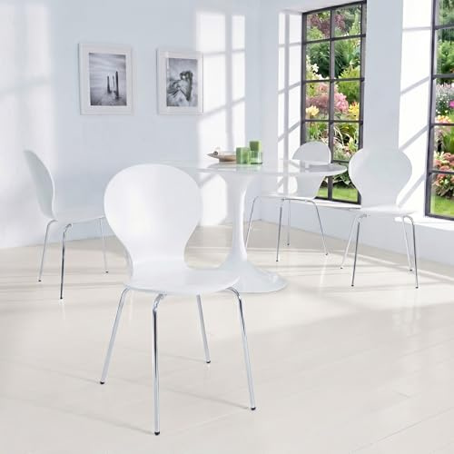 cagü - Retro Lounge Design Klassiker Stuhl JACOBSEN Weiß