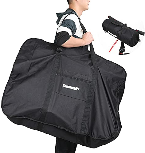 HUNTVP Bike Travel Bag 26 inch Folding Bike Bag Case Box Thick Bicycle Folding Carry Bag Pouch,Bike Transport Case for Air Travel