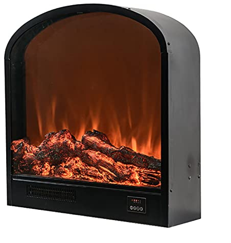 Electric Fireplace Electric Fireplace with Adjustable Flame Recessed Electric Heater Remote Control LED Screen Home Decor Fireplace