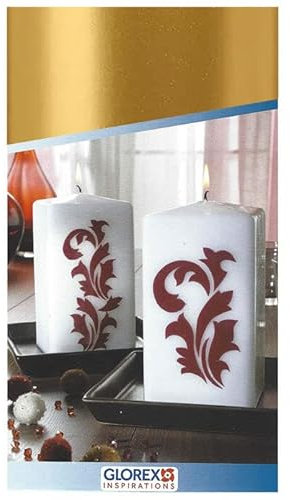 PAINT IT EASY NEU Verzierwachs/Wachsplatte/Wachsfolie, Gold, glänzend, 200 x 100 mm, 1 Stück