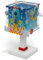 Dalber Kinder Tischlampe Nachttischlampe kinderzimmer Rocket Raum Rakete Sonnensystem, 63351, E14, Blau