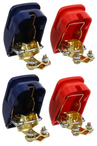ULTECHNOVO 2sätze Autobatterie Anschlussklemme Batterie Klemmen Polklemme Schnellverschlussklemme Fahrzeugbatterie Anschluss Baterie Klemme Batterieanschlussklemmen