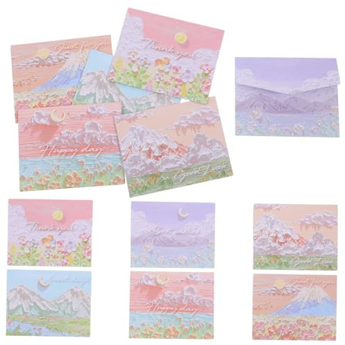 SEWACC Dankes Karte 12st Weihnachtskarten Weihnachtskärtchen Geburtskarte Weihnachten Karten Birthday Cards Festivalkarten Für Party Dekorative Karten Aus Papier Festival-nachrichtenkarte Leere Karten