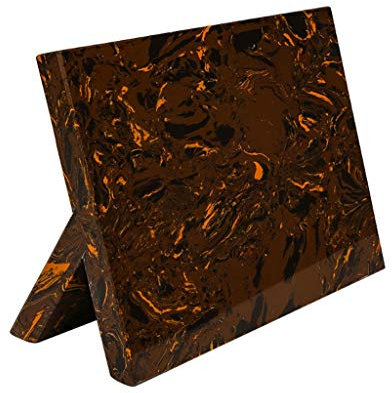 TUKRPQMRI Bloc à Couteaux Créativité Nordique marbre Porte-Couteau magnétique Support Bloc à Couteaux Porte-Couteau Barre Maison Couteaux de Cuisine Accessoires Kitchen Knife Holder /42(Dark Red)