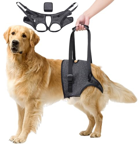 Dog Lifting Harness,Dog Support Harness Slings for Back Legs,Adjustable Assistance Support Strap for Injured,Disabled,Elderly Dogs (XL)