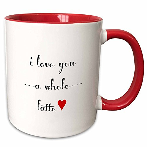 Tazze Da Tè Particolari Tazza In Ceramica 330Ml, I Love You A Whole Latte Ceramica Mugs Con Manico Per Lavoro Compleanno Nonna