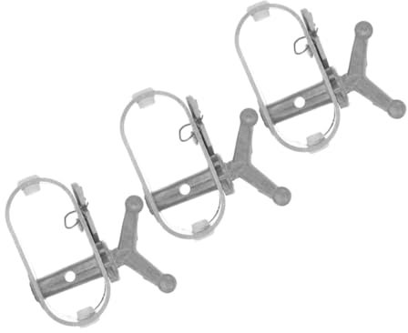 VANZACK Drahtseilspanner 3 Stück Für Gewächshaus Und Pflanzen Drahtspannung Robust Metall Silberfarben Universell Für Kiwis Weinreben Einfache Bedienung