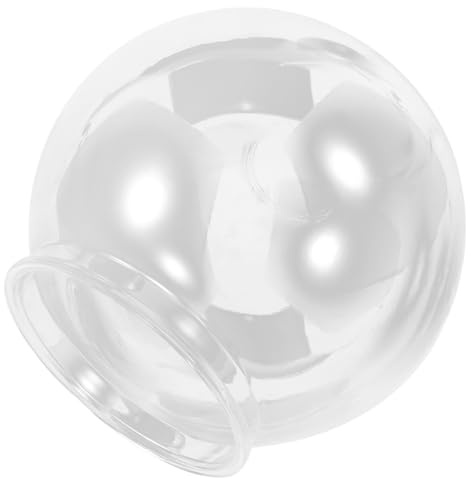 Milisten Rundes Fischglas Plastisches Kleines Aquarium Für Goldfische Und Pflanzen Sturzsicheres Design Für Büro Und Zuhause Für Deko Und Aquaristik
