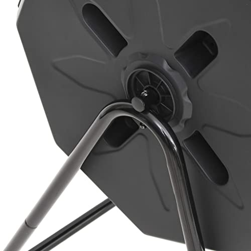 Generic Contenedor de Abono para Jardín, Abono Giratorio de 160 litros, Uso sin Esfuerzo con Rotación de 360°, Diseño Práctico para una Descomposición Rápida, Ventilación Eficiente