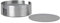 blomus -LARETO- Set aus 6 Silikon-Untersetzern, eleganter Grauton, inkl. Edelstahlhalter, Farbe Sharkskin (64063)