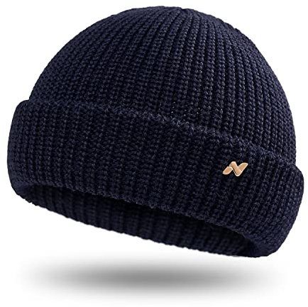 NYTTED® Troyer mössa för damer & herrar – Made in Germany – Fisherman beanie i 100% finaste ull | vintermössa herr | fiskarmössa herr