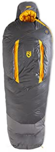 NEMO Equipment Sonic Down Mummy Sleeping Bag - Short - Goodnight Gray/Goldfinch
