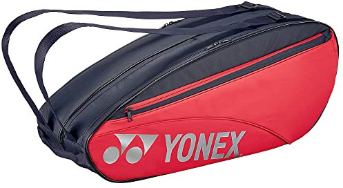 Yonex Team 6 Schlägertasche, Scharlachrot / Schwarz