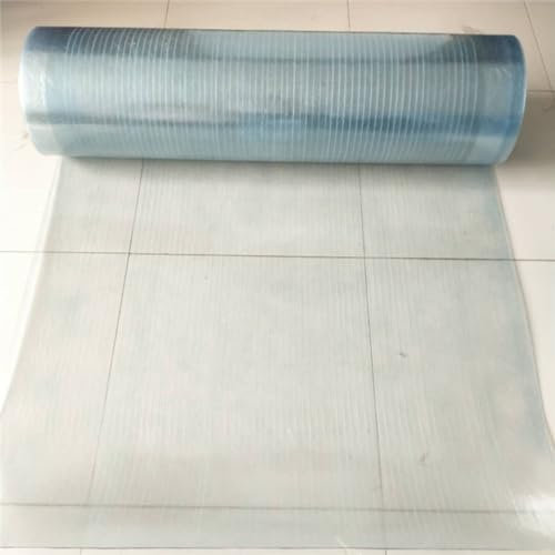 Klare Kunststoffplatt Polycarbonat-Dachplatte,0,8mm Glasfaserplatte,Stark Stoß Gewächshausplatte Stegplatten Ersatzplatten,Gärten Terrassen Balkon Fenster,Leicht zu Schneiden (0.7x20m)