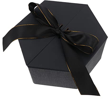 SOLUSTRE 1stück Hexagon Container Für Hochzeiten Und Eleganter Süßigkeitenbehälter Mit Sichtfenster Für Und Dekorationen Große Edlem