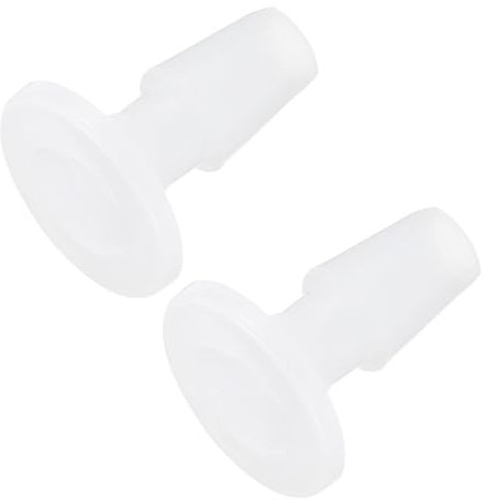 QUARKZMAN Tappo a Barb per Estremità in Plastica per Raccordo a Compressione Connettore Tubo OD 3/16 per Tubo di Raffreddamento dell'Acqua ID 4mm Confezione da 2