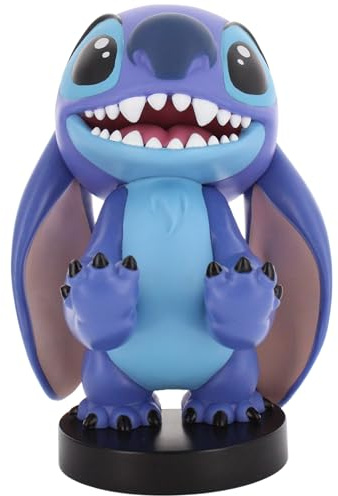 Cableguys - Disney Smiley Stitch Gaming Accessories Holder & Phone Holder for Most Controller (Xbox, Play Station, Nintendo Switch) & Phone