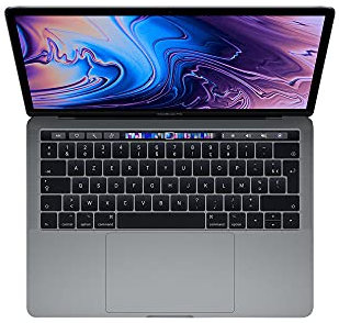 2018 Apple MacBook Pro con 2.7GHz Intel Core i7 (13-pulgadas, 16GB RAM, 512GB SSD de Almacenamiento) (QWERTY Italian) Gris Espacial (Reacondicionado)