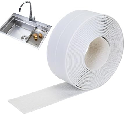 Cinta De Sellado Para Cocina, Cinta De Sellado De Baño De Cocina, Tira Adhesiva Impermeable Para Calafateo De Baño, Cinta De Sellado De Pared, Sellador De Calafateo, Tira Selladora De Cinta De Calafat