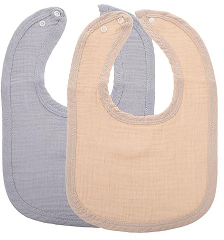 YARNOW 2stücke Babylätzchen Aus Baumwolle Saugfähig Für Neugeborene Tragbares Esslätzchen Für Babyjungen Babyspeichelablage Praktisches Zur Babyparty