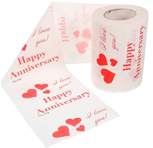 iplusmile Toilettenpapierrolle Mit Valentinstagsmuster Dekoratives Papier Für Badezimmer Und Partydekoration Valentinstagstissue