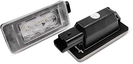 Luce Targa,Luce Targa Auto Nessuna luce della targa del numero di licenza for Peugeot 208 308 II 2008 3008 5008 Citroen C5 III OEM # 9682493680