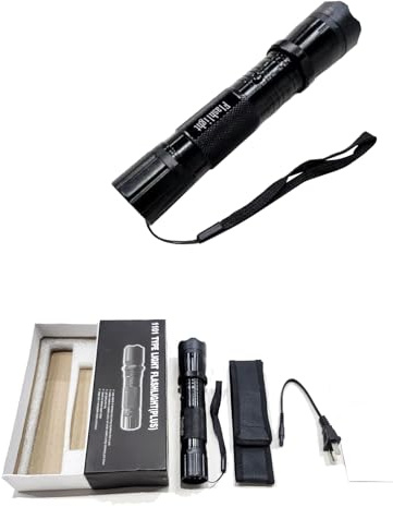 Whoixdsor 2025 Gootatic Voltguard V95 Stun Torch, The Ultimate Survival Flashlight, USB Power in, for Camping, Fishing, Car Essentials and Survival Kits