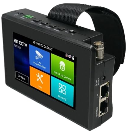 8MP 5IN1 TVI AHD CVI Analog IP CCTV Kamera Tester Eingebaute Batterie Sicherheit Tester Monitor Video Audio Test PTZ